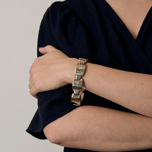Bracelet Hermès - Bracelet articulé en argent 58 Facettes DV26811-1