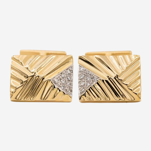 Boutons de manchette diamant