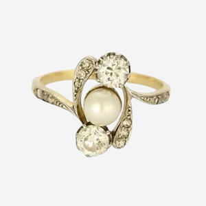 Bague perle