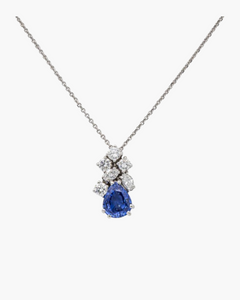 Collier saphir